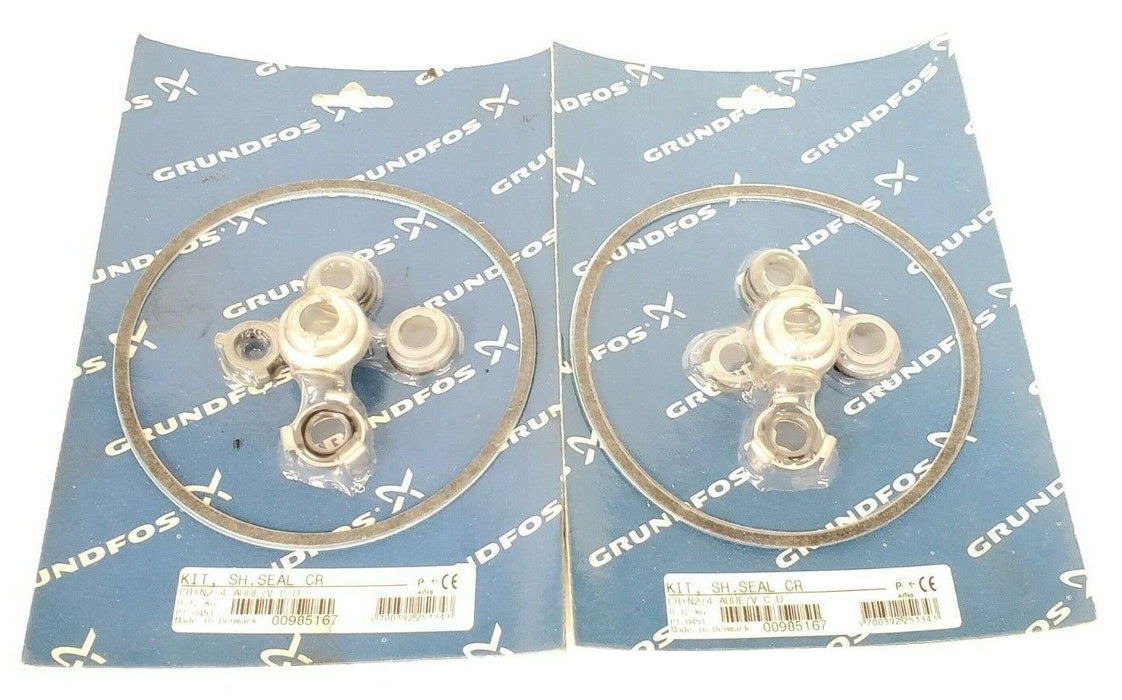 LOT OF 2 NEW GRUNDFOS 00985167 KIT, SH. SEAL CR CR+N2/4 AUUE/V C-D