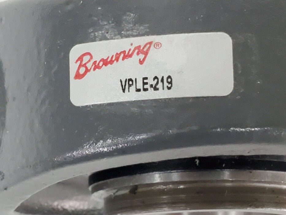 NIB BROWNING VPLE-219 PILLOW BLOCK BALL BEARING UNIT TWO-BOLT BASE 1.1875 IN ID