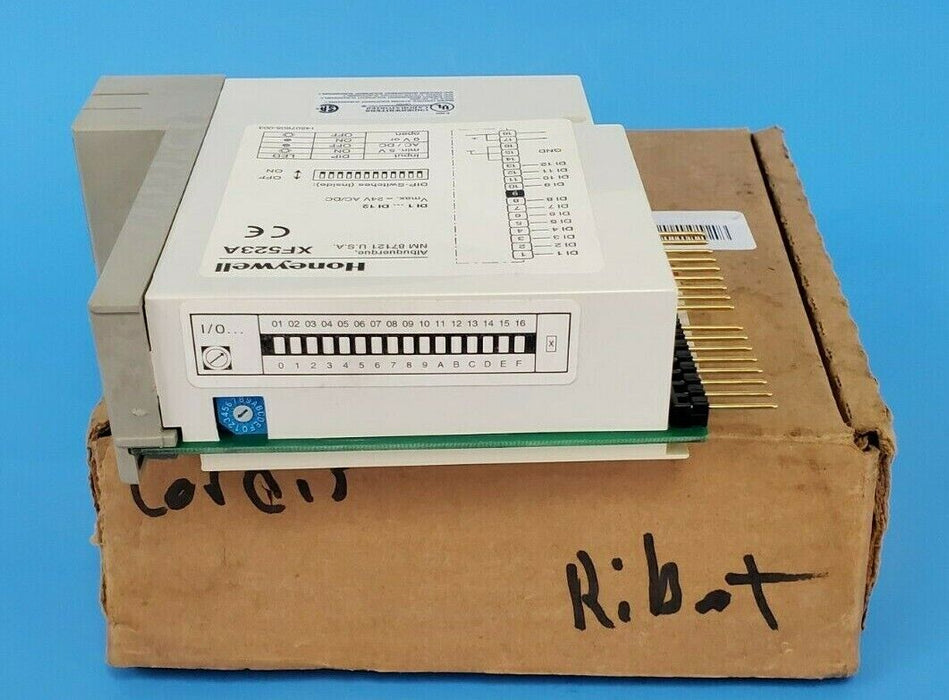 NIB HONEYWELL XF523-A INPUT MODULE XL500/600 XF523A REV. 6-96 (CASE DAMAGED)