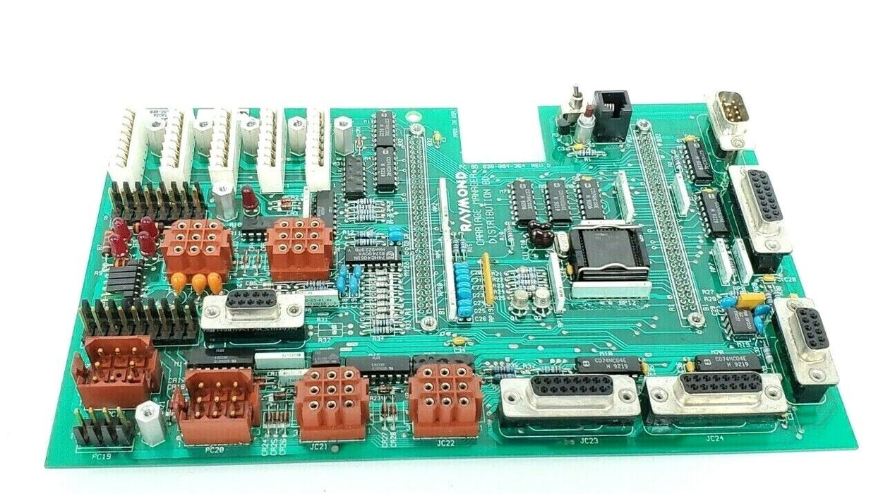 RAYMOND 838-004-362E CARRIAGE MANAGER DISTRIBUTION BOARD 9209170033 WPAWPI6CR