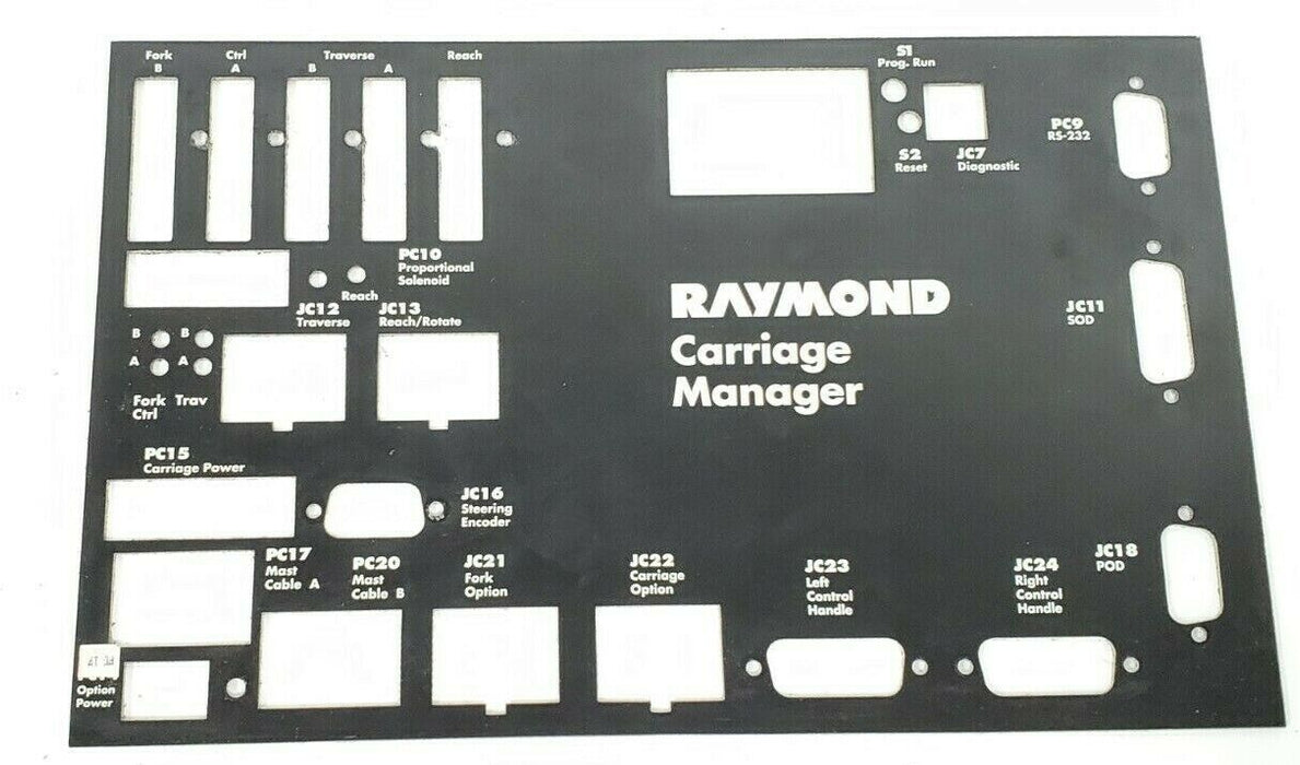 RAYMOND 838-004-362E CARRIAGE MANAGER DISTRIBUTION BOARD 9209170033 WPAWPI6CR