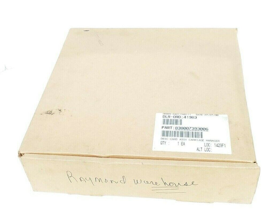 RAYMOND 838-004-362E CARRIAGE MANAGER DISTRIBUTION BOARD 9209170033 WPAWPI6CR