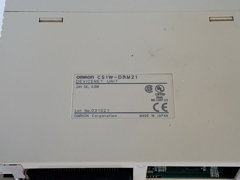 OMRON CS1W-DRM21 DEVICENET UNIT 24V DC, 0.5W, CS1WDRM21