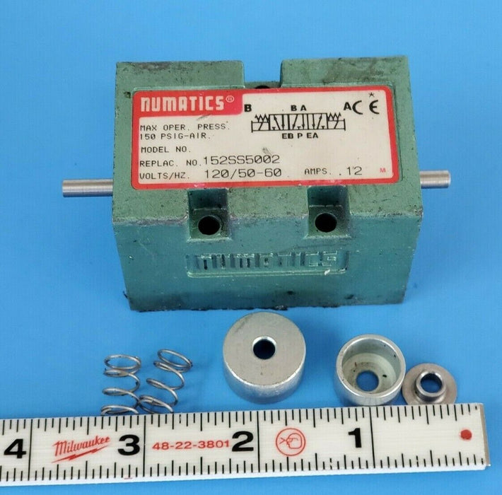 NUMATICS 152SS5002 SOLENOID VALVE BODY .12 AMPS