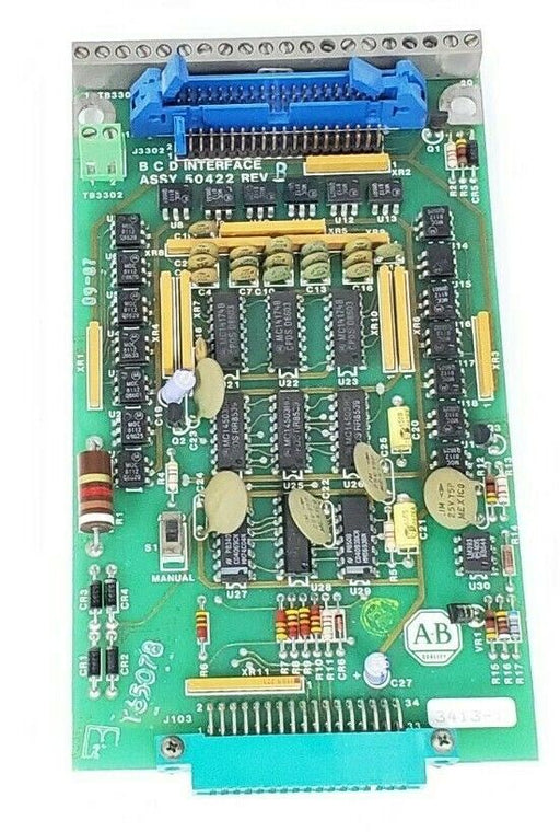 ALLEN BRADLEY ASSY: 50422 BCD INTERFACE BOARD REV. B 118422