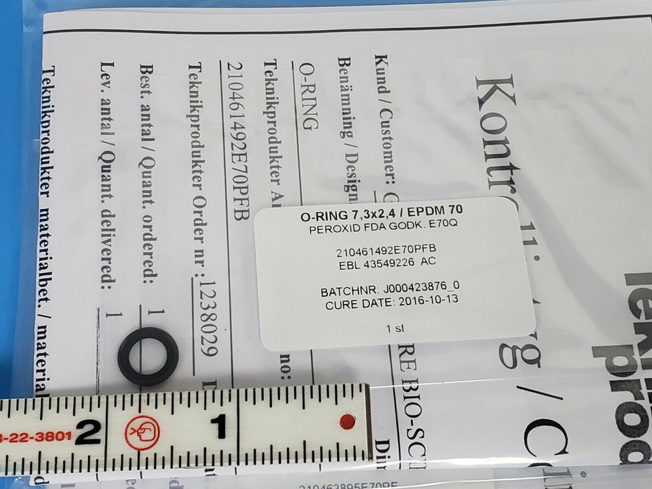 NEW GE HEALTHCARE EBL-44058406-AB O-RING KIT FOR UV-CELL ID 6mm 44-0584-06