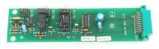 ALLEN BRADLEY 50916 TRIP CONTROL BOARD REV. 02 118916-02