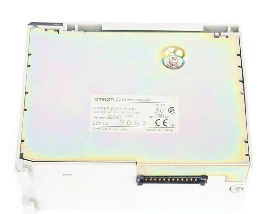 OMRON / MICROBAR C200HW-PA204 POWER SUPPLY MINI-TRACKMATE 1PH 115V 10A