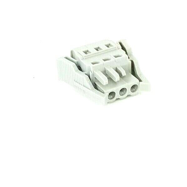 BOX OF 54 NEW WAGO 231-103/037-000 CONDUCTOR FEMALE PLUGGRAY 300V, 15A