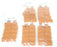 BOX OF 50 NEW WAGO 231-639/034-000 TERMINAL BLOCK ORANGE SERIES 231