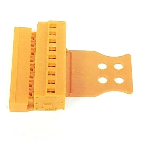 BOX OF 50 NEW WAGO 231-639/034-000 TERMINAL BLOCK ORANGE SERIES 231
