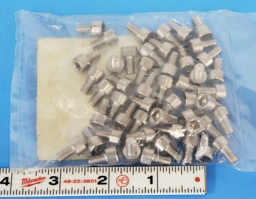 LOT OF 100 NEW GENERIC M6X10 912-A4 HEX SOCKET CAP SCREWS SCXX206010-050P1 6DA36