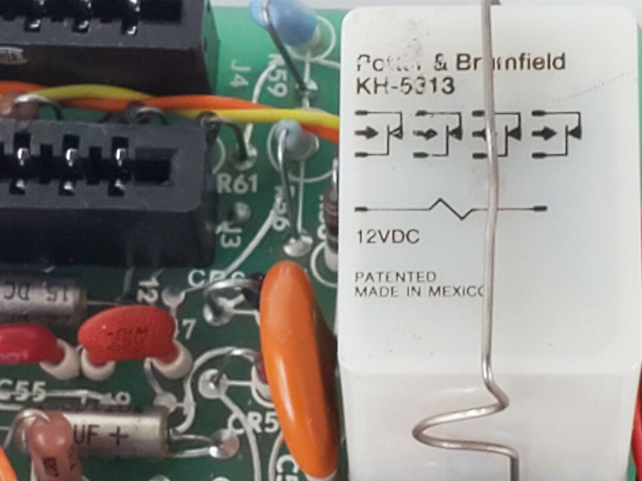 LEEDS & NORTHRUP 007498 PC ASSEMBLY BOARD 16 CONTACTS REV. K/K