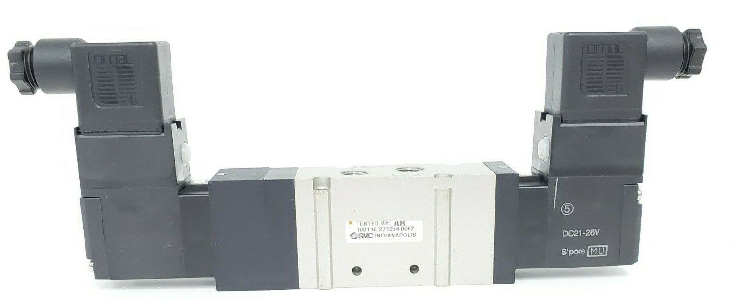 NEW SMC NVFS2320-5DZ-01T SOLENOID VALVE 24VDC 50/60HZ, 22-150 PSI