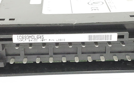 GE FANUC IC693MDL645D INPUT MODULE 24VDC 16PT POS/NEG LOGIC W/OUT WIRING ARM