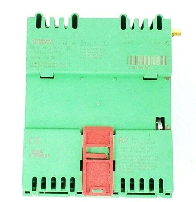 PHOENIX CONTACT ILB BT ADIO MUX-PANEL ORDER-NO. 2884509 HW/FW: 01/1.30 I/O BLOCK