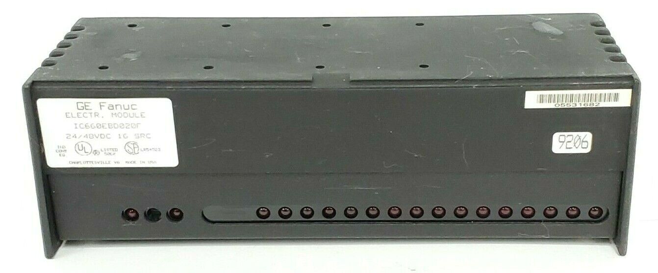 GE FANUC IC660EBD020F ELECTR. MODULE 24/48VDC 16 SRC