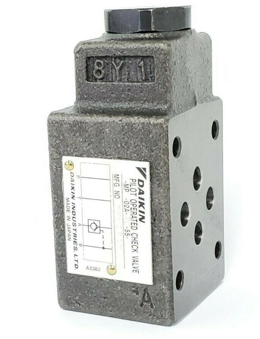 NEW DAIKIN MFG. NO. 55M9527 PILOT OPERATED CHECK VALVE MP-02A-20-55