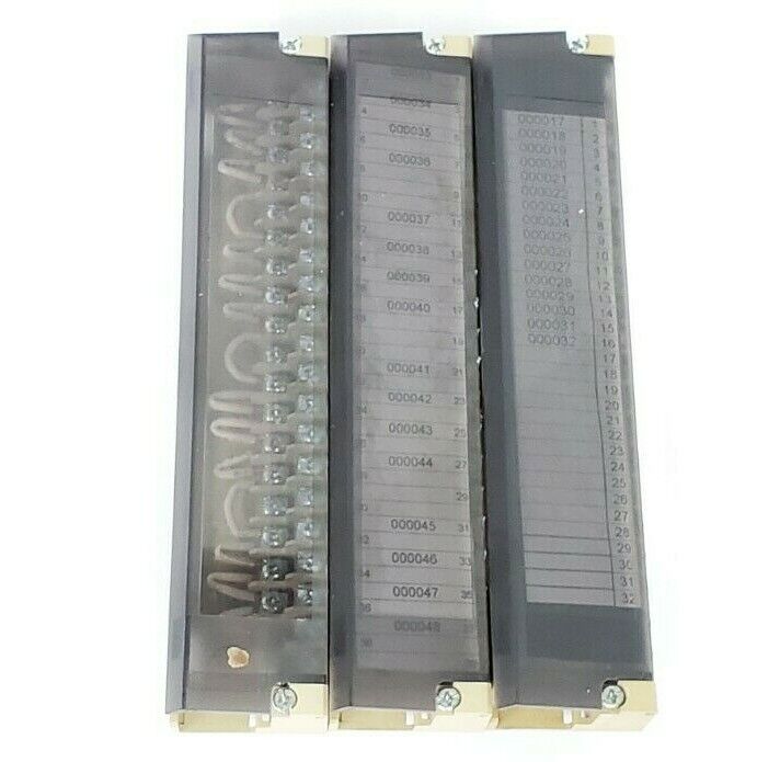 LOT OF 3 AEG MODICON 140-XTS-002-00 TERMINAL STRIPS 40 POINTS, 140XTS00200