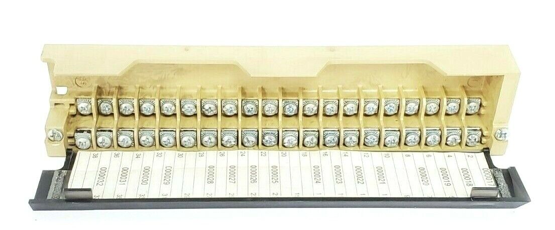 LOT OF 3 AEG MODICON 140-XTS-002-00 TERMINAL STRIPS 40 POINTS, 140XTS00200