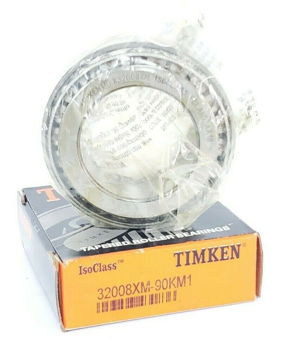 NIB TIMKEN 32008XM-90KM1 TAPERED ROLLER BEARING 32008XM 90KM1