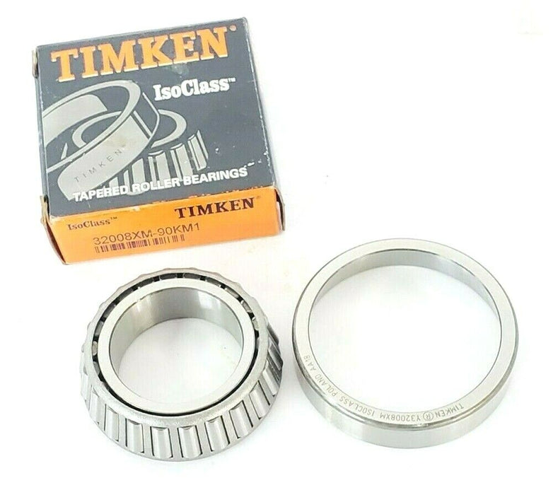 NIB TIMKEN 32008XM-90KM1 TAPERED ROLLER BEARING 32008XM 90KM1