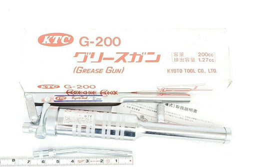NIB KTC KYOTO TOOL CO. G-200 GREASE GUN 200cc 1.27cc