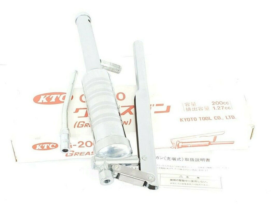 NIB KTC KYOTO TOOL CO. G-200 GREASE GUN 200cc 1.27cc