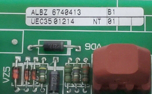 MGE UPS ALBZ-6740413 PC BOARD 6740412XD-2B, 6740412XD-1B