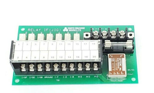 NEW SANYO MACHINE WORKS IH SR0T1 RELAY IF (JIG) BOARD (CCM-4812SF)