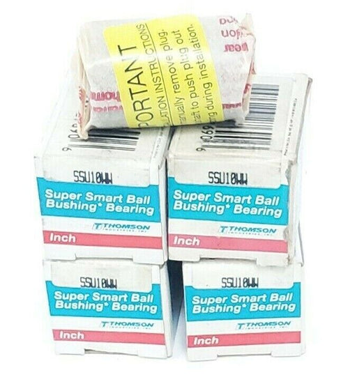 LOT OF 4 NEW THOMSON SSU10WW SUPER SMART BALL BEARING BUSHINGS