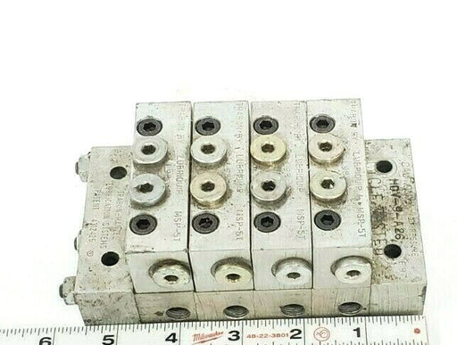 LUBRIQUIP HDV-9-A26 MANIFOLD BLOCK VALVE ASSEMBLY MSP-5T MSP5T HDV9A26