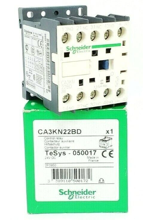 NIB SCHNEIDER ELECTRIC CA3KN22BD CONTROL CONTACTOR 24V DC