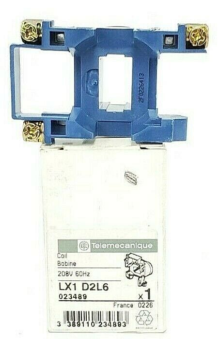 NIB TELEMECANIQUE LX1D2L6 COIL 208V 60HZ