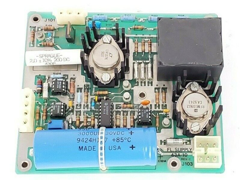 FL SUPPLY 43A-10 PC BOARD 43A10 REV. C