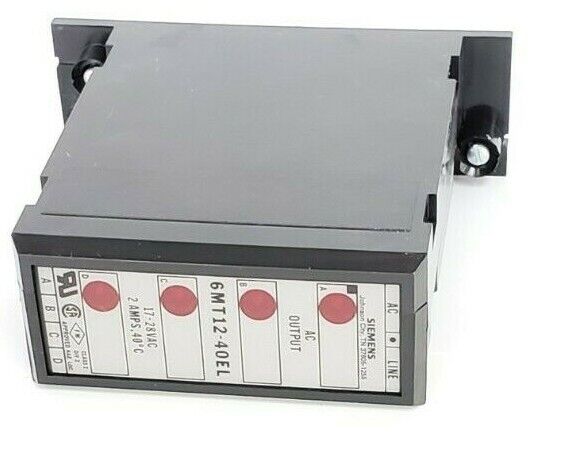 NEW SIEMENS 6MT12-40EL OUTPUT MODULE 6MT1240EL