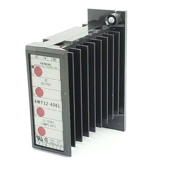 NEW SIEMENS 6MT12-40EL OUTPUT MODULE 6MT1240EL