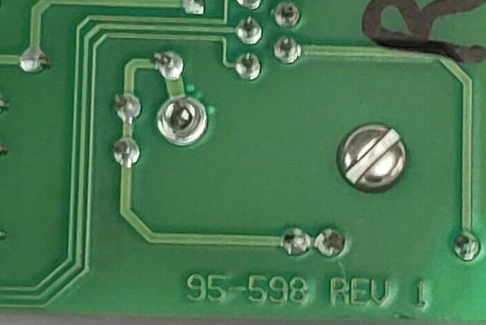 U.S.I. 1003-1500 PCB BOARD 10031500, 95-598 REV. 1
