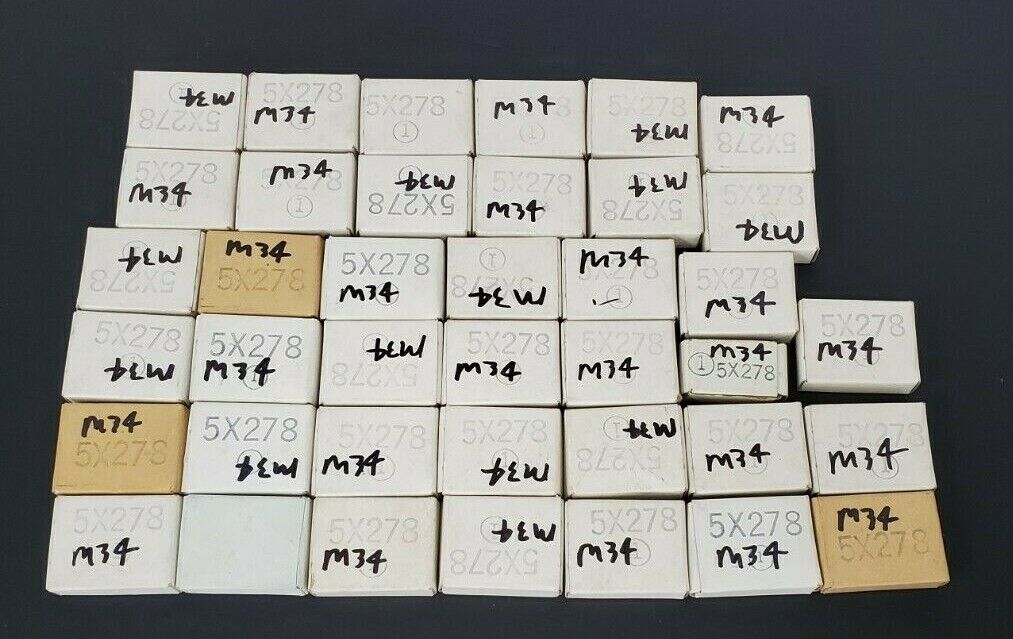 LOT OF 39 NEW M34 HEATING ELEMENTS 5X278 FURNAS / GE / SIEMENS / ITT / GOULD