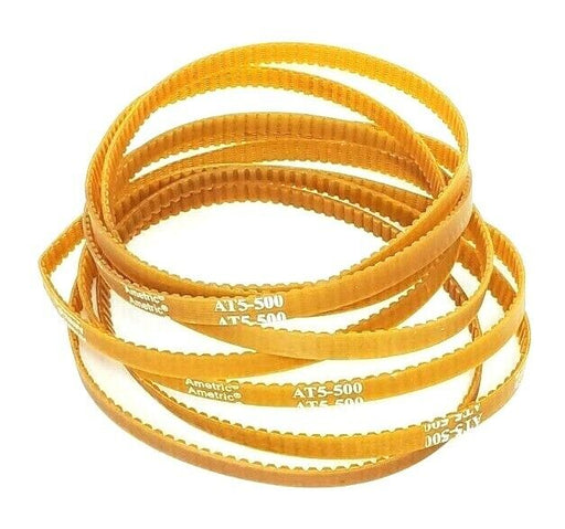 LOT OF 8 NEW AMETRIC AT5-500 URETHANE TIMING BELTS