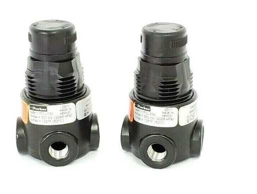 LOT OF 2 NEW PARKER 14R111FCL030 REGULATORS 1/4''