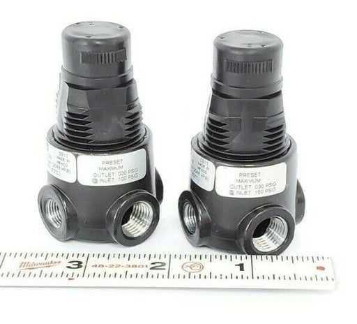 LOT OF 2 NEW PARKER 14R111FCL030 REGULATORS 1/4''