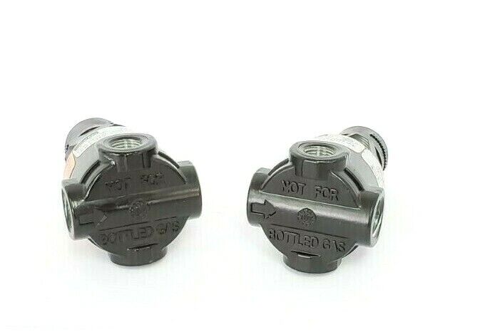 LOT OF 2 NEW PARKER 14R111FCL030 REGULATORS 1/4''