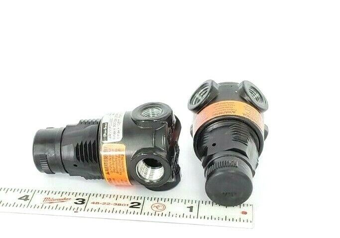 LOT OF 2 NEW PARKER 14R111FCL030 REGULATORS 1/4''