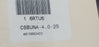 NEW E. JAMES 6RTU6 RUBBER CORD CSBUNA-4.0-25 4.0mm Dia,25 Ft
