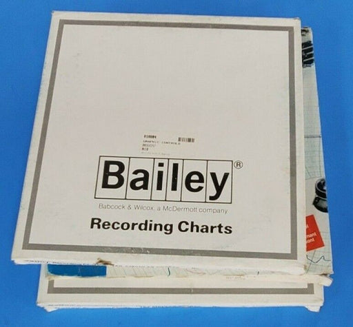 LOT OF 4 NEW BOXES OF 100 BAILEY 00864397 CHART PAPERS 11 1/8IN 150F600T150P