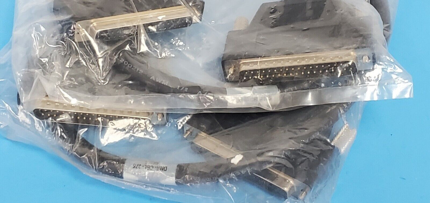 LOT OF 2 NEW UNITED ELECTRONIC IND. DNA-CBL-37S MALE-FEMALE CABLES 37 WAY