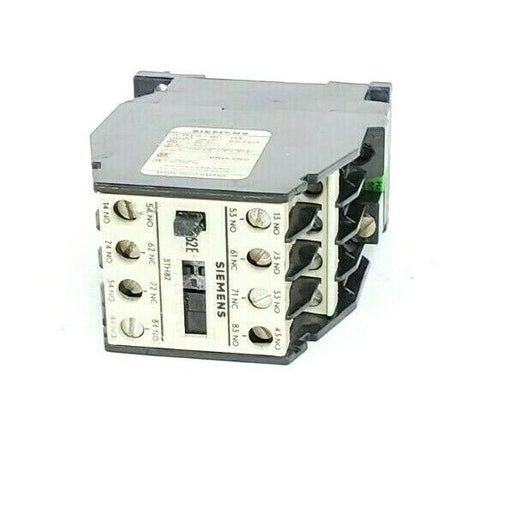 SIEMENS 3TH82620A CONTACTOR 6NO 2NC, 3TH82 62, 110V 50/60HZ