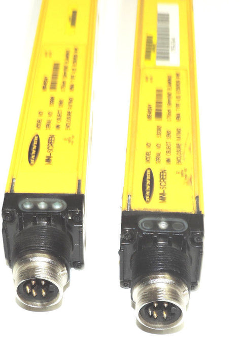BANNER MSE4824Y AND MSR4824Y LIGHT CURTAIN SET MIN OBJECT SENS: 0.75''