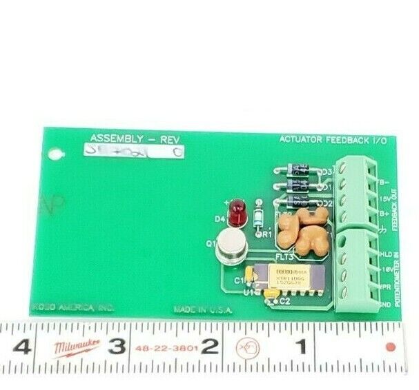 NEW KOSO AMERICA INC. S97021 FEEDBACK BOARD I/O REV. C P/N: D97020 REV. 0